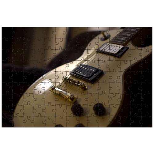 фото Магнитный пазл 27x18см."инструмент, гитара, les paul" на холодильник lotsprints