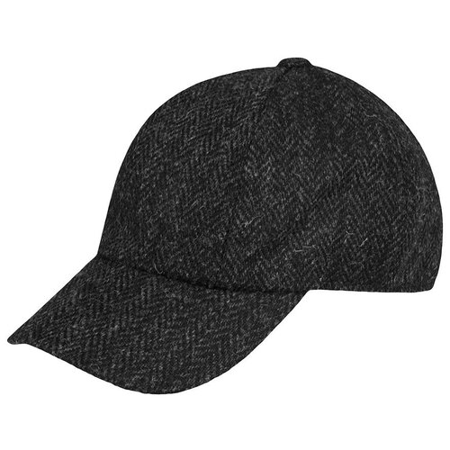 фото Бейсболка hanna hats арт. baseball tweed bb2 (черный), размер 57