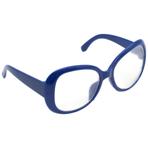 фото 26504 очки со стеклом, пластик, 8,5 см, 1шт (синий) sovushka