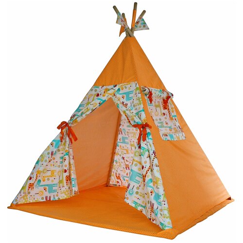 фото Палатка доммой стандартный с ковриком, зоопарк
