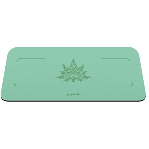 фото Мини коврик для йоги art yogamatic yoga pad mint, 65х25х0.55 см, светло-зеленый, защита коленей