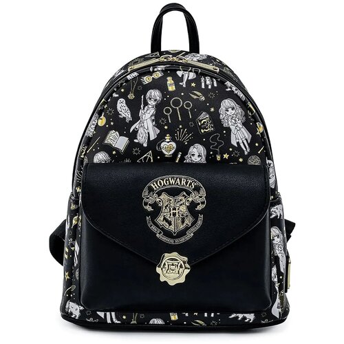 фото Рюкзак loungefly harry potter magical elements aop mini backpack hpbk0131