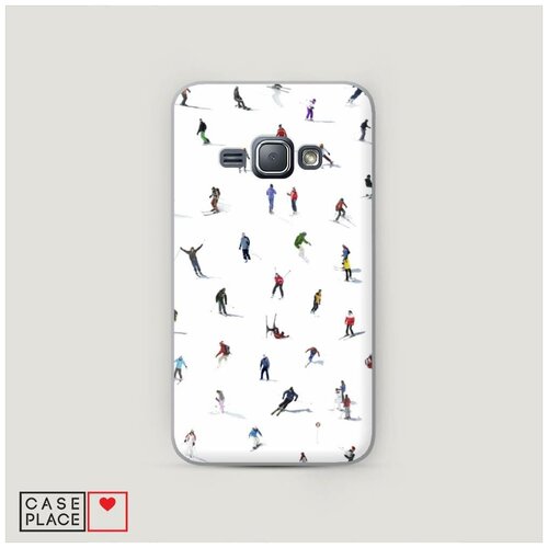 фото Чехол пластиковый samsung galaxy j1 хобби лыжи case place