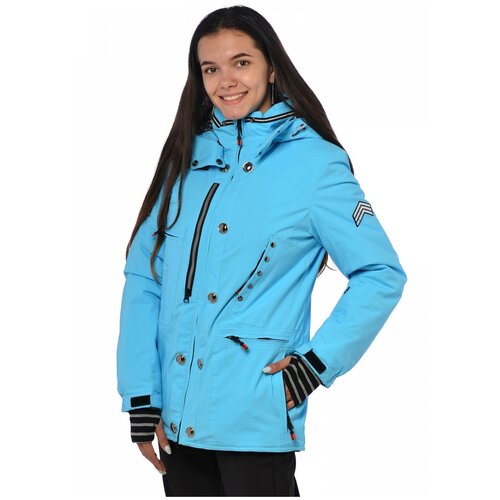 фото Горнолыжная куртка женская fun rocket 16212k размер 44, голубой