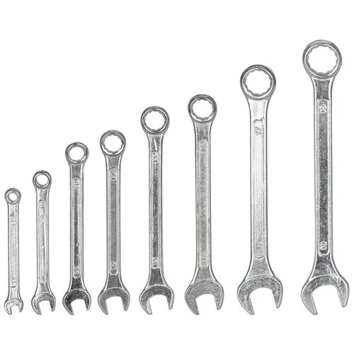фото Набор комбинированных ключей cs 8 предметов kroft