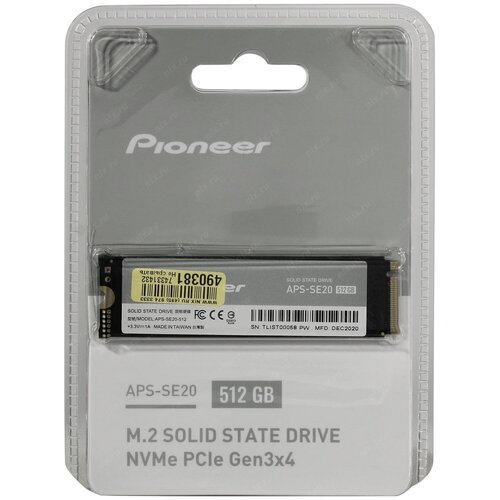 фото Ssd диск pioneer aps-se20 aps-se20-512