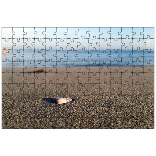фото Магнитный пазл 27x18см."пляж, раковина, гондурас" на холодильник lotsprints