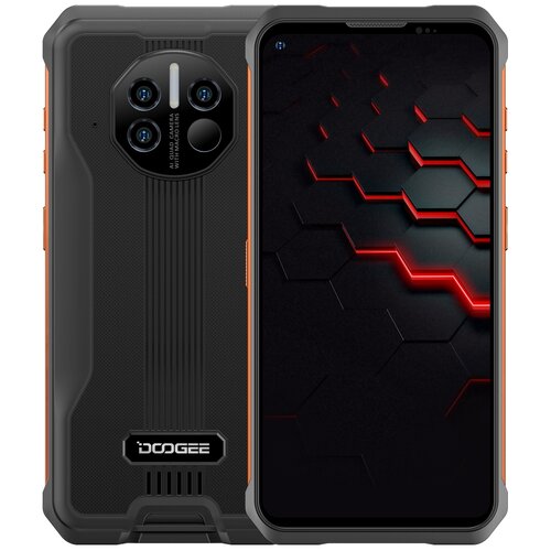 фото Смартфон doogee v10 8/128 гб, golden orange