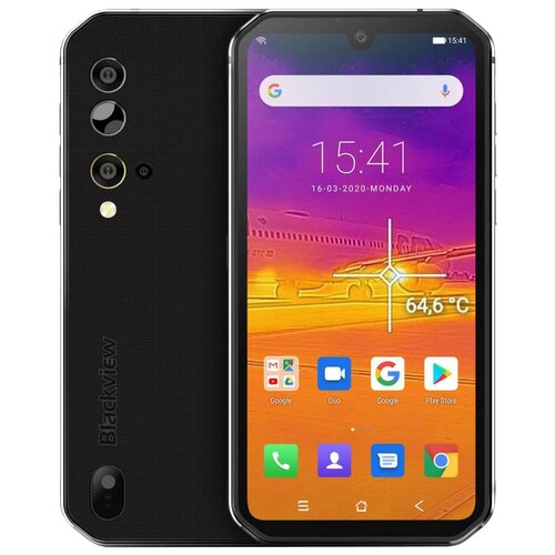 фото Смартфон blackview bv9900 pro 8/128 гб, черный/серебристый