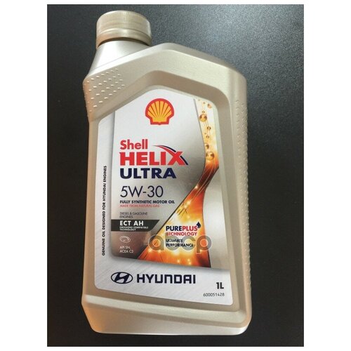 фото Shell масло моторное синтетическое shell helix ultra ect ah 5w-30 (1л)