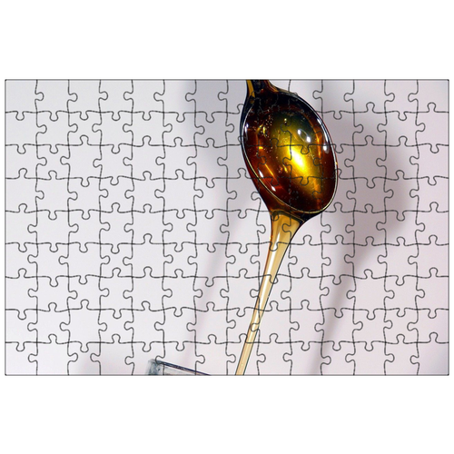 фото Магнитный пазл 27x18см."медовый, ложка меда, нектар" на холодильник lotsprints