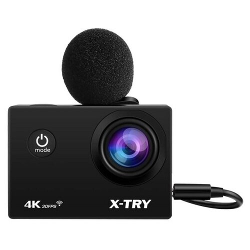 X-TRY Видеокамера экшн X-TRY XTC182 EMR POWER KIT 4K WiFi видеорегистратор