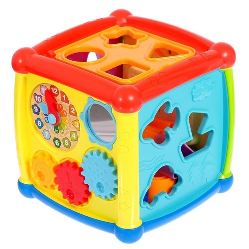 фото Развивающая игрушка «умный кубик», световые и звуковые эффекты zabiaka