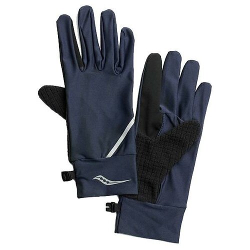 фото Перчатки беговые saucony 2020-21 fortify liner gloves mood indigo (us:l)