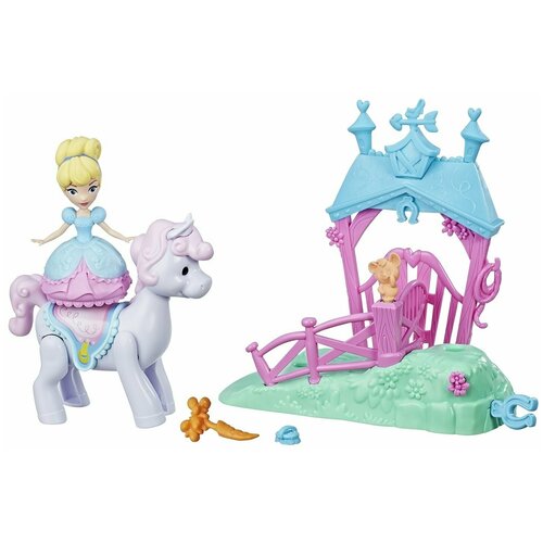фото Disney princess игровой набор золушка и пони e0249/e0072