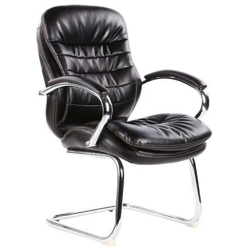 фото Конференц-кресло easy chair echair 515 vr рециклированная кожа черная