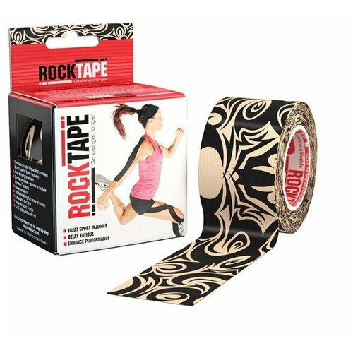 фото Кинезиотейп rocktape 5 см х 5 м, tattoo