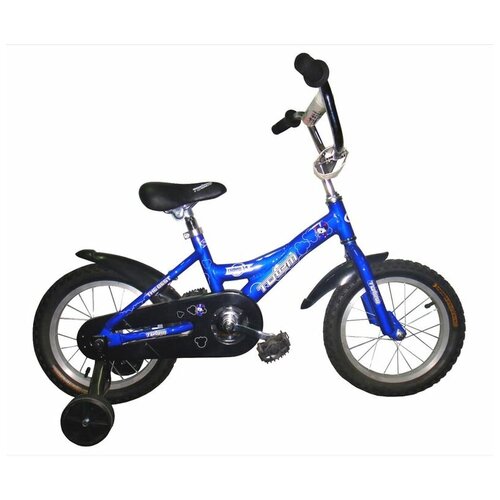 фото Детский велосипед totem 10b802, диаметр колес: 12", цвет: чёрно-синий