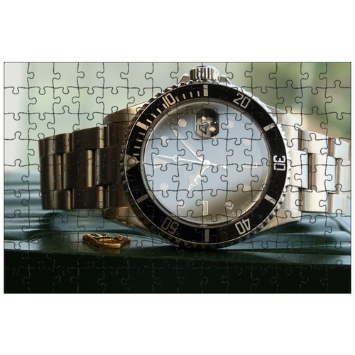 фото Магнитный пазл 27x18см."часы, rolex, подводная лодка" на холодильник lotsprints