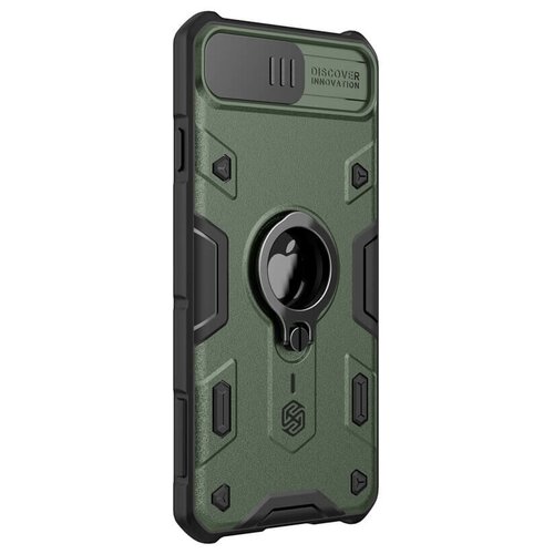 фото Противоударный чехол с кольцом и защитой камеры nillkin camshield armor case для iphone se 2020 / 7 / 8