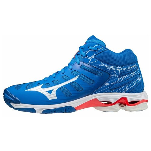 фото Кроссовки mizuno wave voltage mid голубой 10 v1ga2165-24