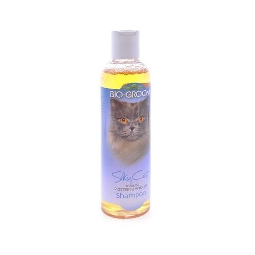фото Biogroom шампунь для кошек протеин/ланолин (silky cat shampoo), 1:4, 0,236 кг (2 шт) bio-groom