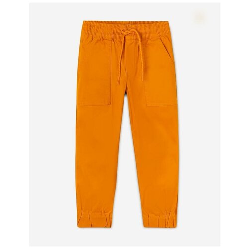 фото Оранжевые джинсы jogger для мальчика gloria jeans, размер 3-4г/104