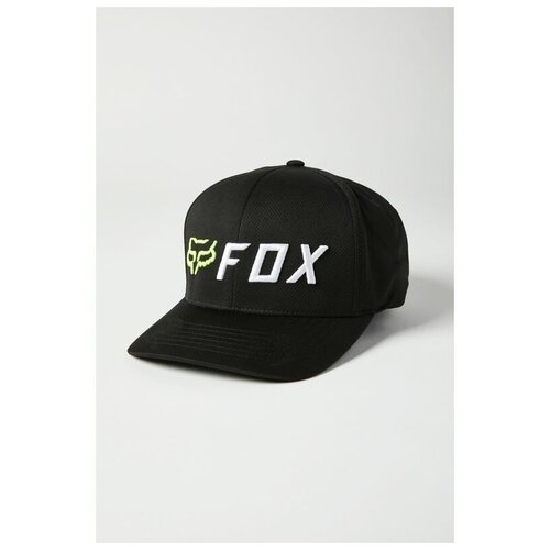 фото Бейсболка fox apex flexfit hat black/yellow, l/xl