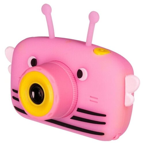 фото Детский цифровой фотоаппарат пчелка розовый / kids camera camera kids