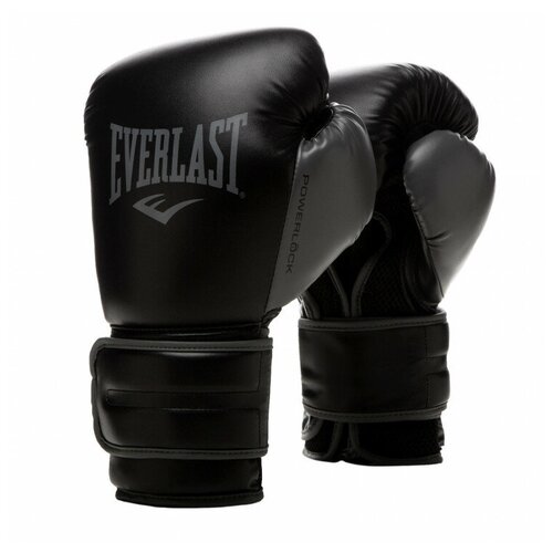 фото Перчатки тренировочные everlast powerlock pu 2 14oz черный