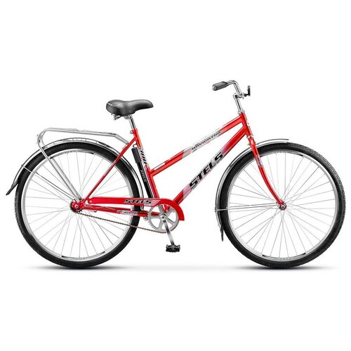 фото Велосипед stels navigator-300 lady 28, колесо 28'', рост 20'', сезон 2021-2022, красный, корз мет