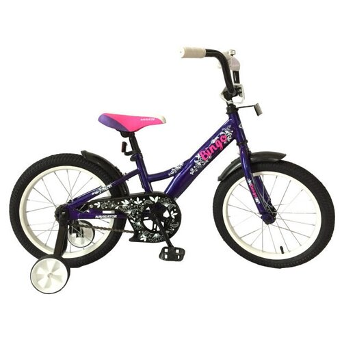 фото Детский велосипед navigator bingo, колеса16", фиолетовый вн16136