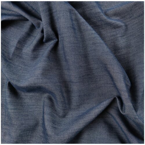 фото Ткань костюмная джинс 100% хлопок , 50 см * 152 см, италия toscana tessuti