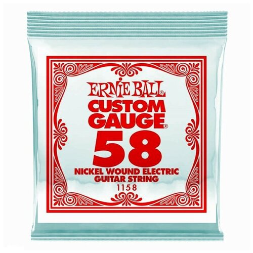 фото Струна для электрогитары ernie ball 1158 (058)