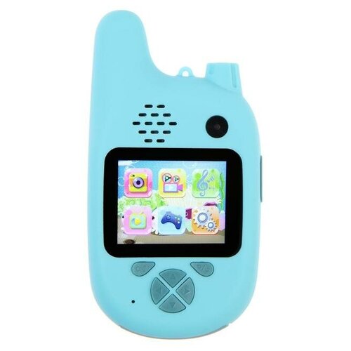 фото Детский цифровой фотоаппарат walkie talkie hd. с рацией. модель 5207947. синий 5402516 сима-ленд