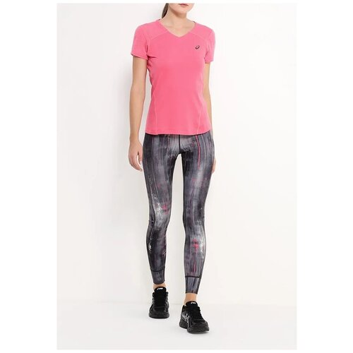 фото Тайтсы женские asics graphic tight 26in fitness & training abstract paint (р. xl)
