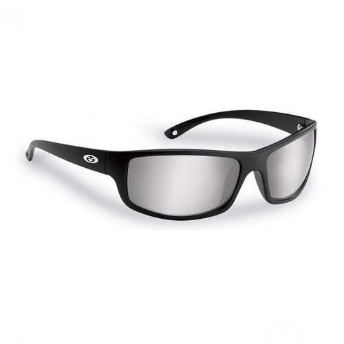 фото Очки flying fisherman 7756bss slack tide, black, smoke/silver mirror