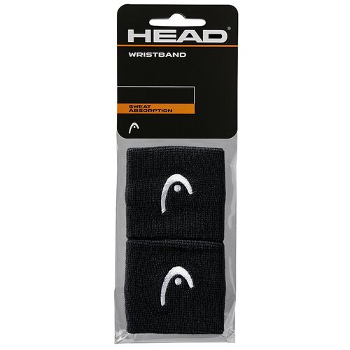 фото Напульсники head 2,5" (черные) арт.285050-bk, ширина 7см, уп. 2шт