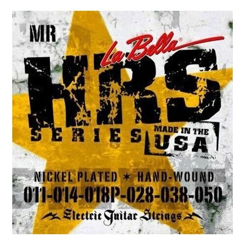 La Bella Hard Rockin' Steel Medium Regulat HRS-MR (11-50) струны для электрогитары