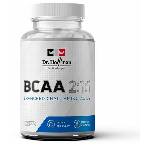 фото Dr. hoffman bcaa 2:1:1 3500 mg 120 капсул