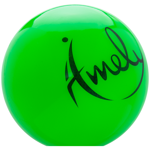 фото Мяч для художественной гимнастики amely agb-301 15 см, зеленый