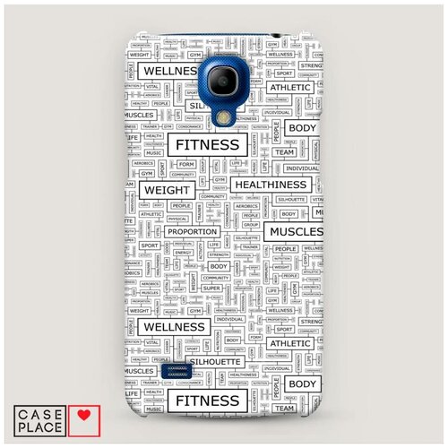 фото Чехол пластиковый samsung galaxy s4 mini спортивные таблички case place