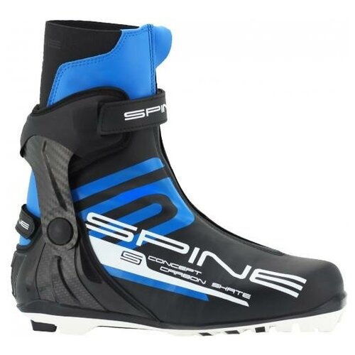 фото Лыжные ботинки spine concept carbon skate (298) (черный/синий) 44 ru
