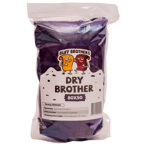 фото Супер-впитывающая микрофибра для сушки buff brothers mega dry brother dark blue 1300 gsm