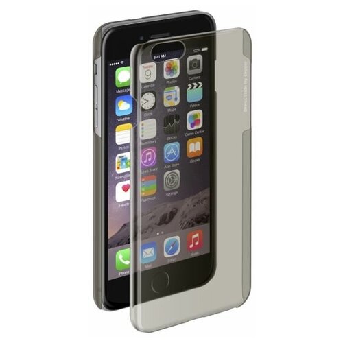 фото Накладка deppa pure case+пленка iphone 6/6s прозрачная черная