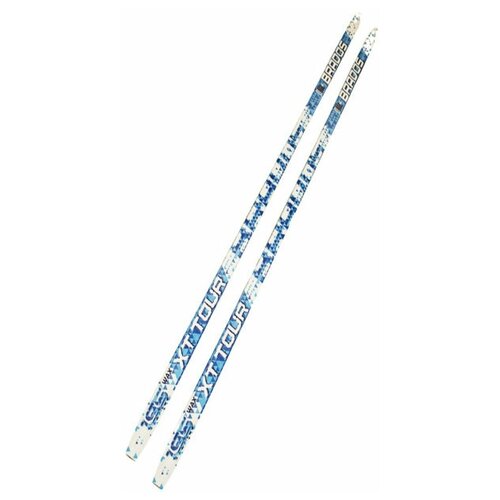 фото Лыжи пластиковые для взрослых / лыжи беговые взрослые с насечкой 190 см stc степ brados xt tour blue