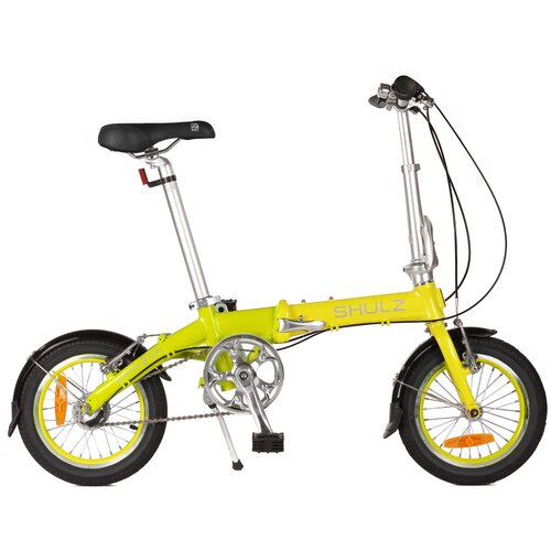 фото Складной велосипед shulz hopper mini желто-зеленый