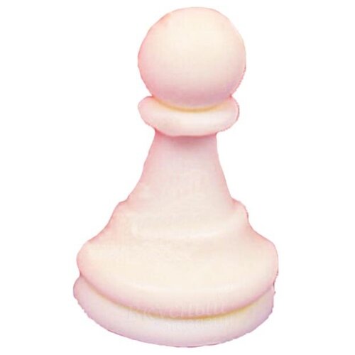 фото Молд для шоколада/мастики силиконовый шахматы пешка 3d 3,3х2,5 см. без бренда