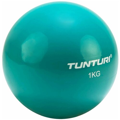 фото Мяч для йоги tunturi yoga toningball 1 кг, бирюзовый