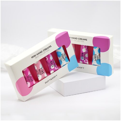 DUFT&DOFT Набор мини-кремов для рук в картонной коробочке Mini Hand Creams (Tin Case)